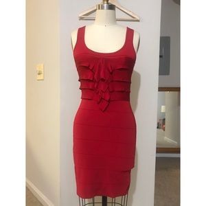 Red express S bodycon dress